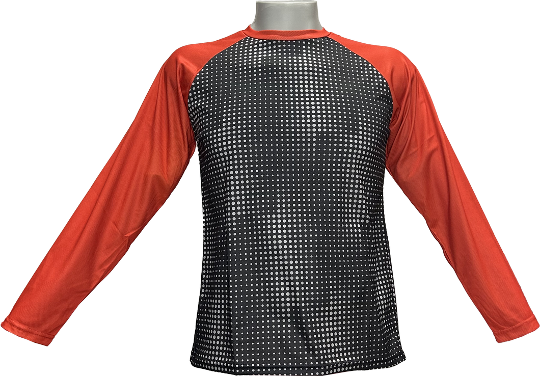 Drifit - Long Sleeve - Red/Black