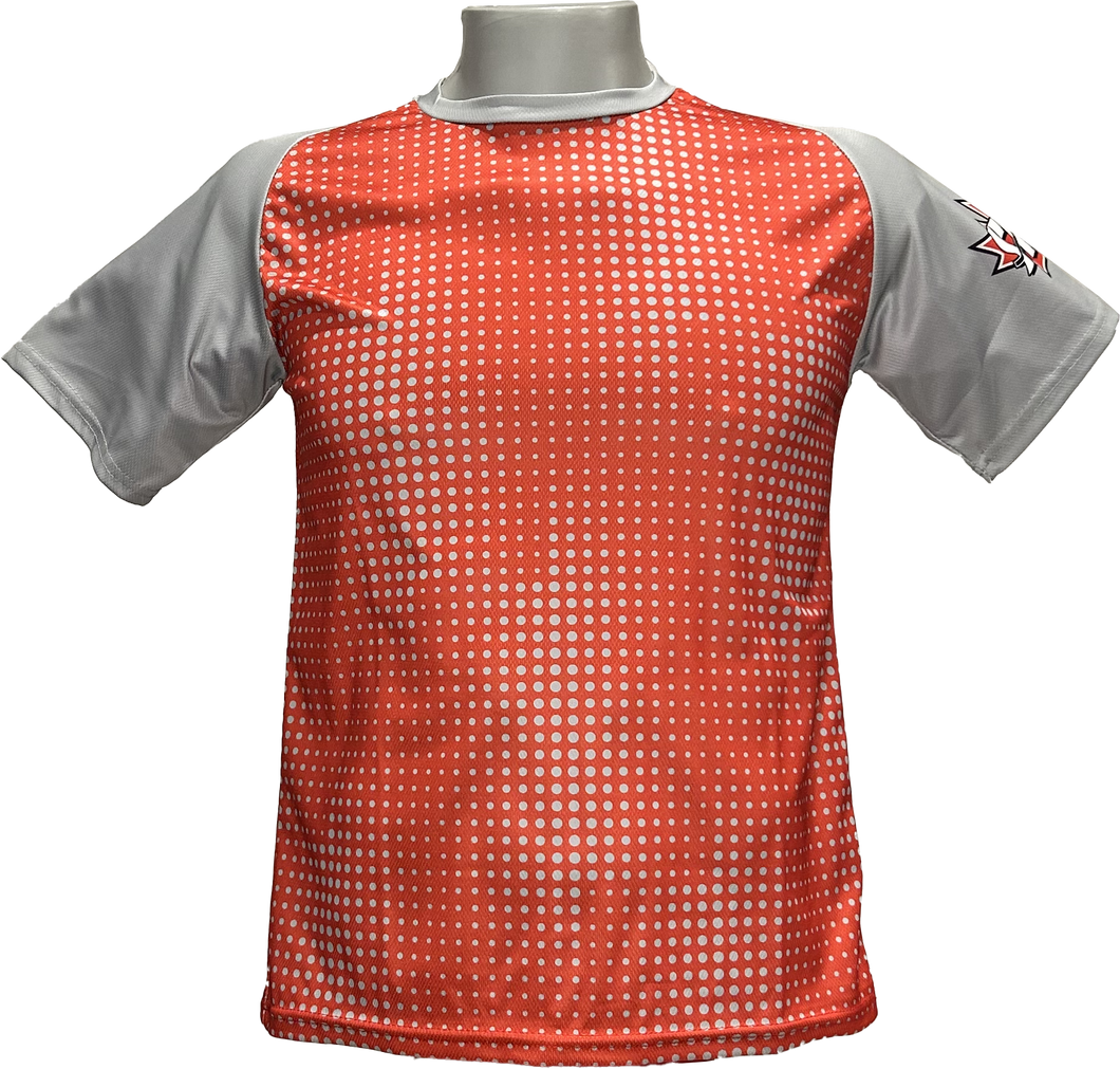 Drifit - Short Sleeve - Grey/Red