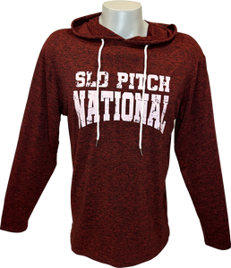 Hoodie - Lightweight - Heather Cranberry