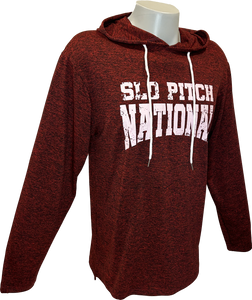 Hoodie - Lightweight - Heather Cranberry